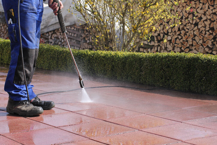 Pressure washing by Blueline Soft Wash